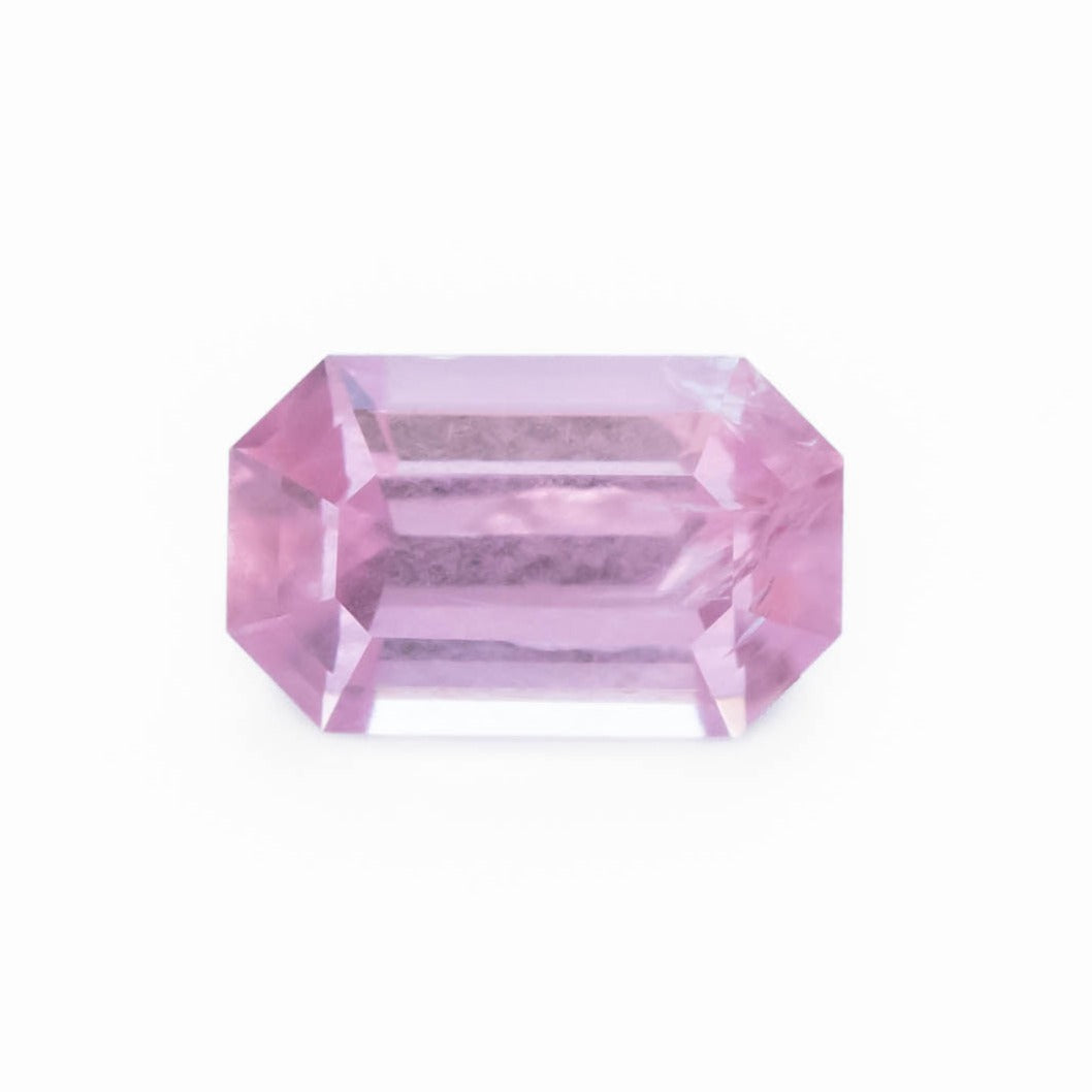 SP0103 pink step cut spinel