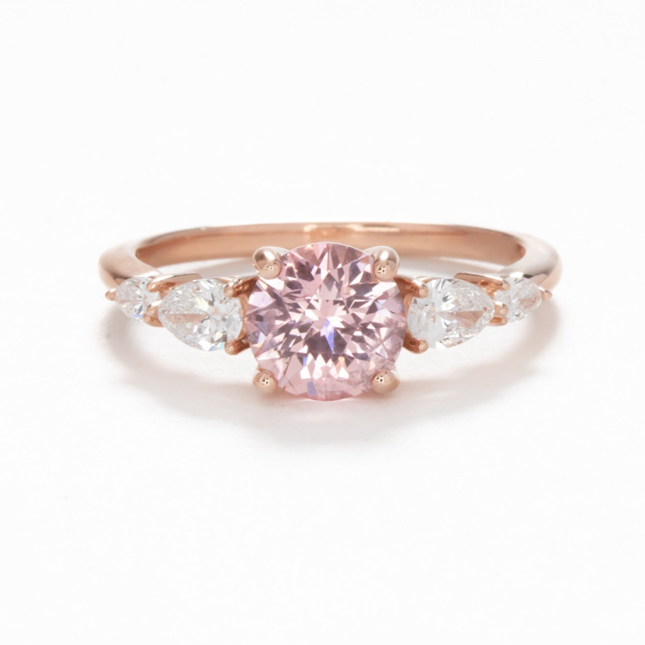 Sasha engagement ring pear accents