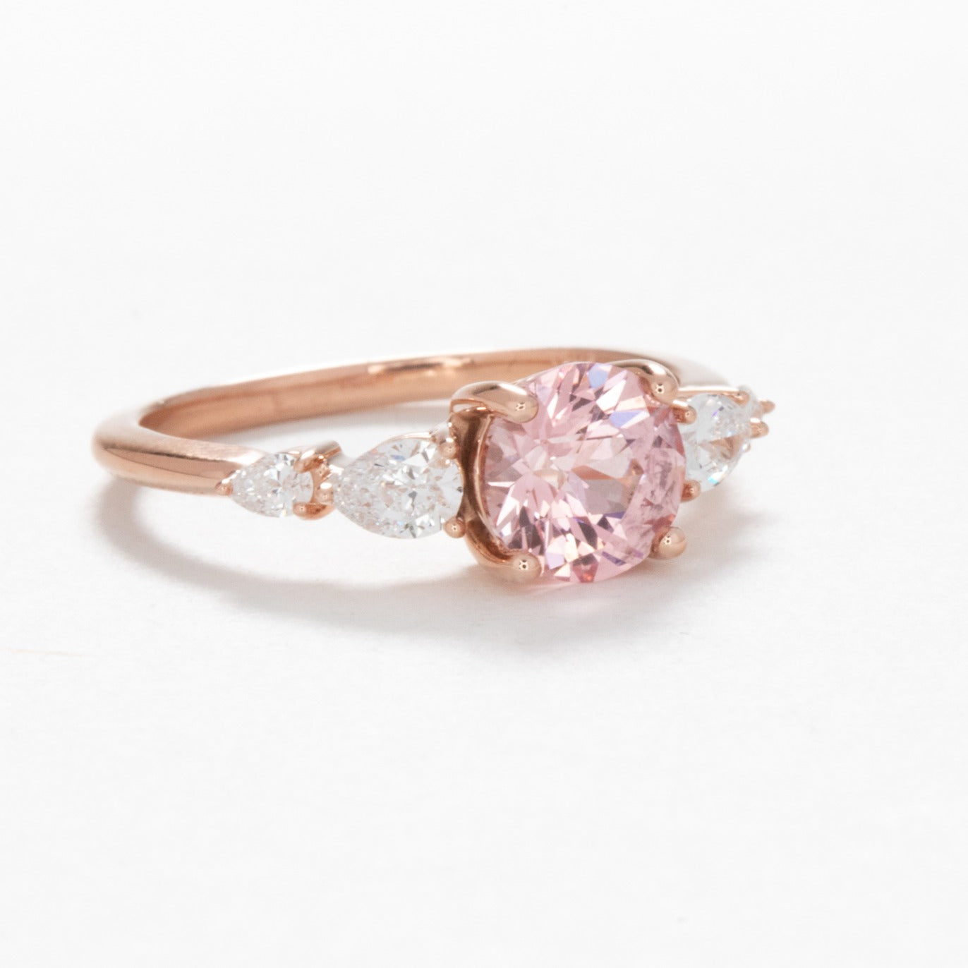 Sasha engagement ring pear accents