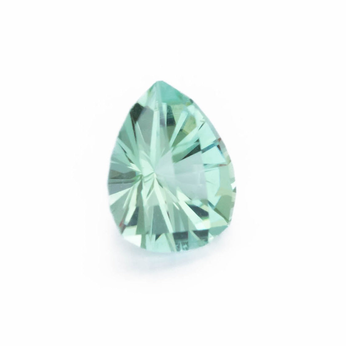 TL0106 mint green tourmaline pear