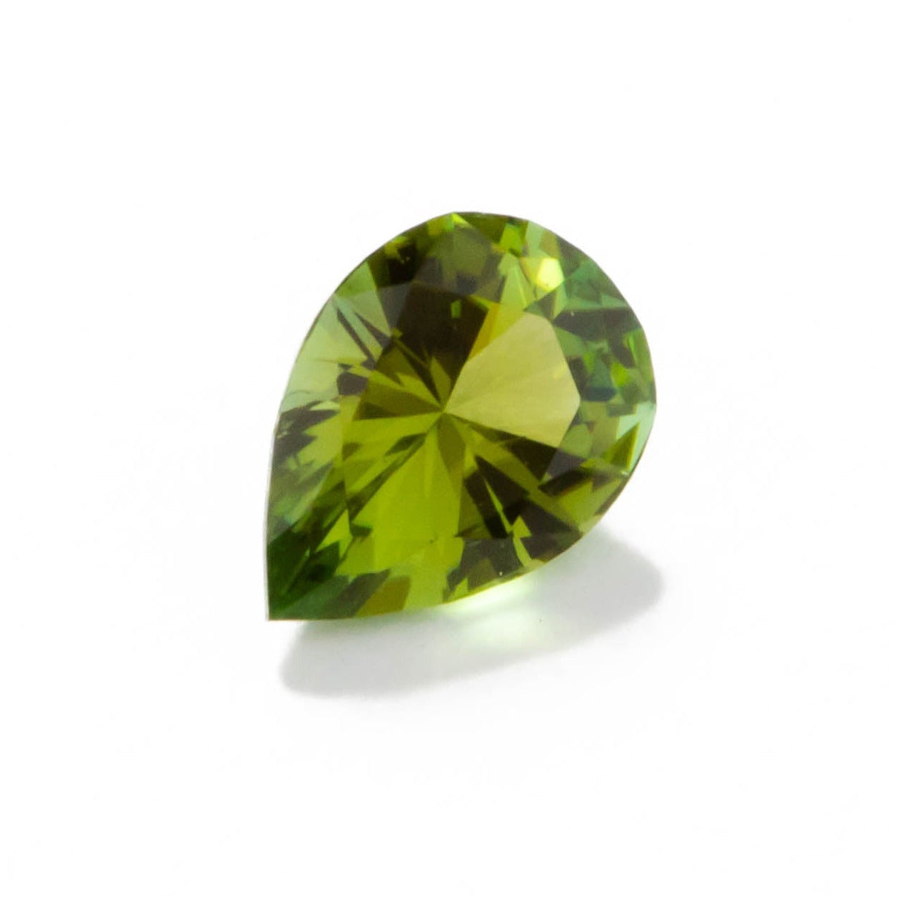 tl0113 green pear tourmaline