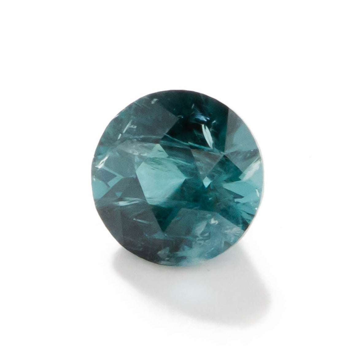tl0117 teal blue round tourmaline