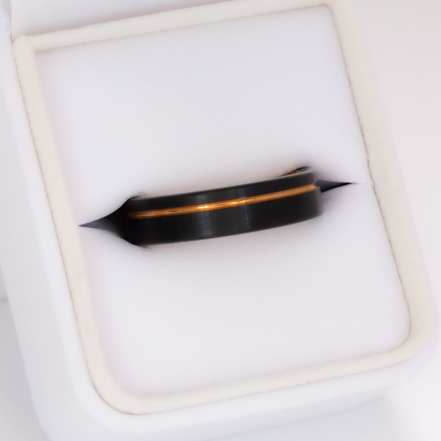 Tungsten and Rose Gold Band