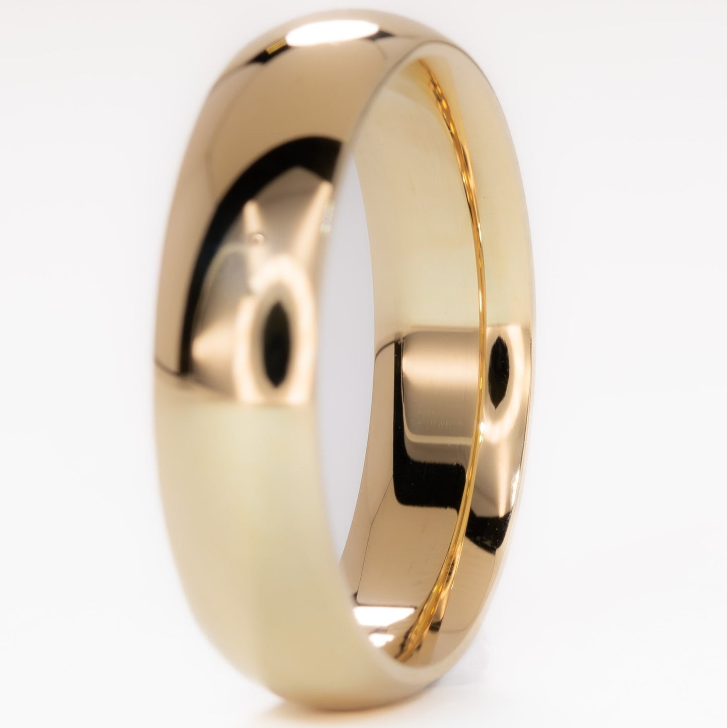 yellow gold band