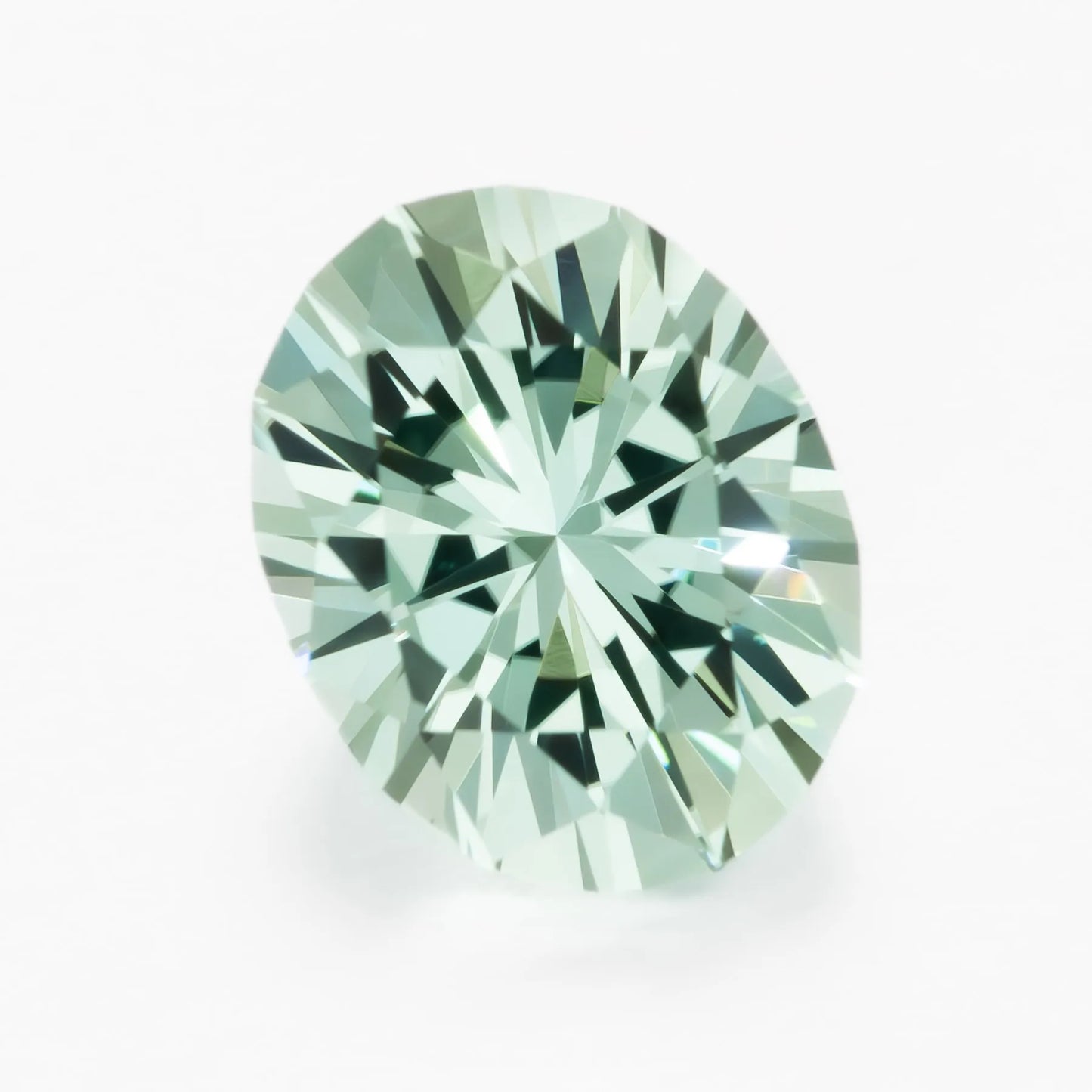 Mint Sapphire Omni Ova Cut