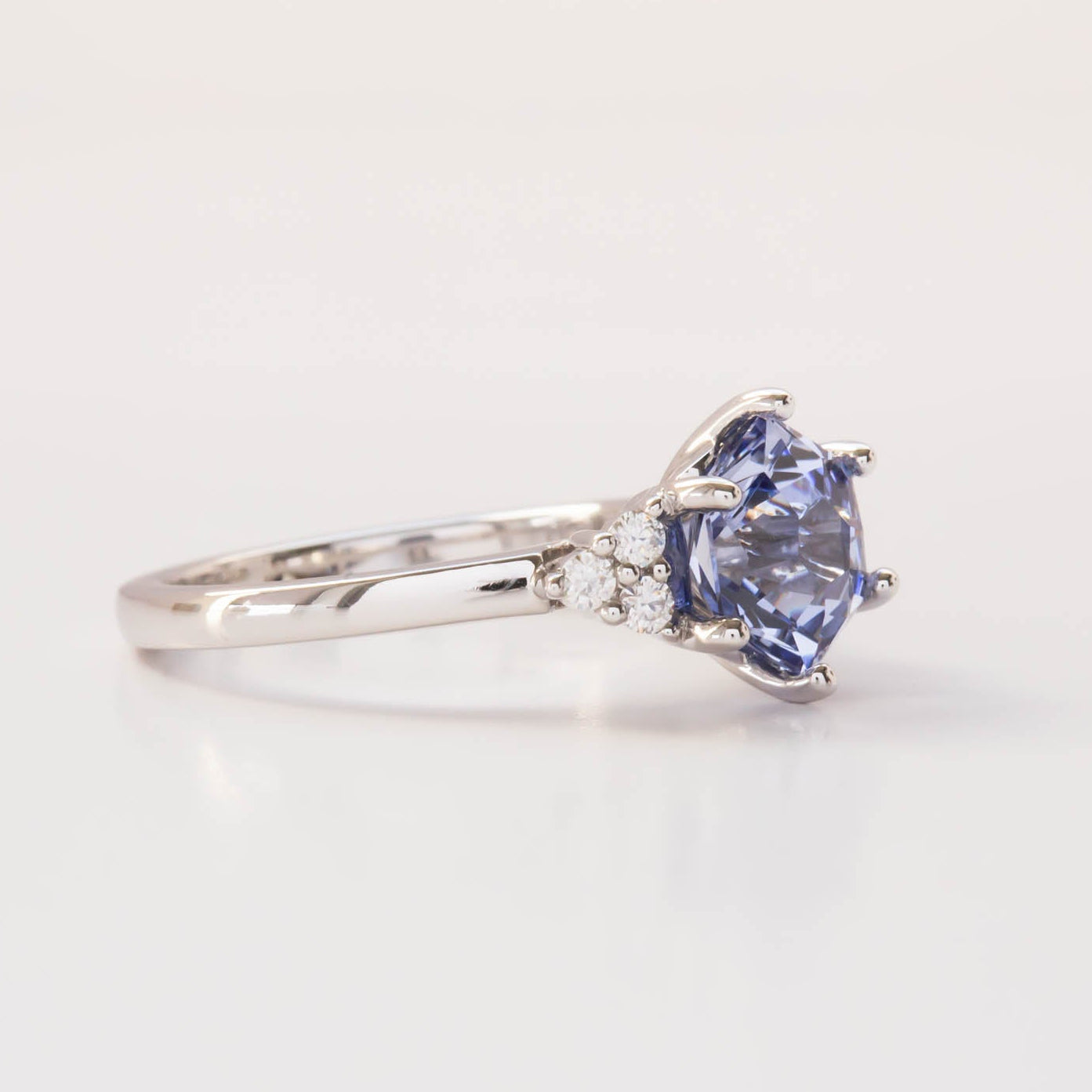 eloise floral inspired engagement ring