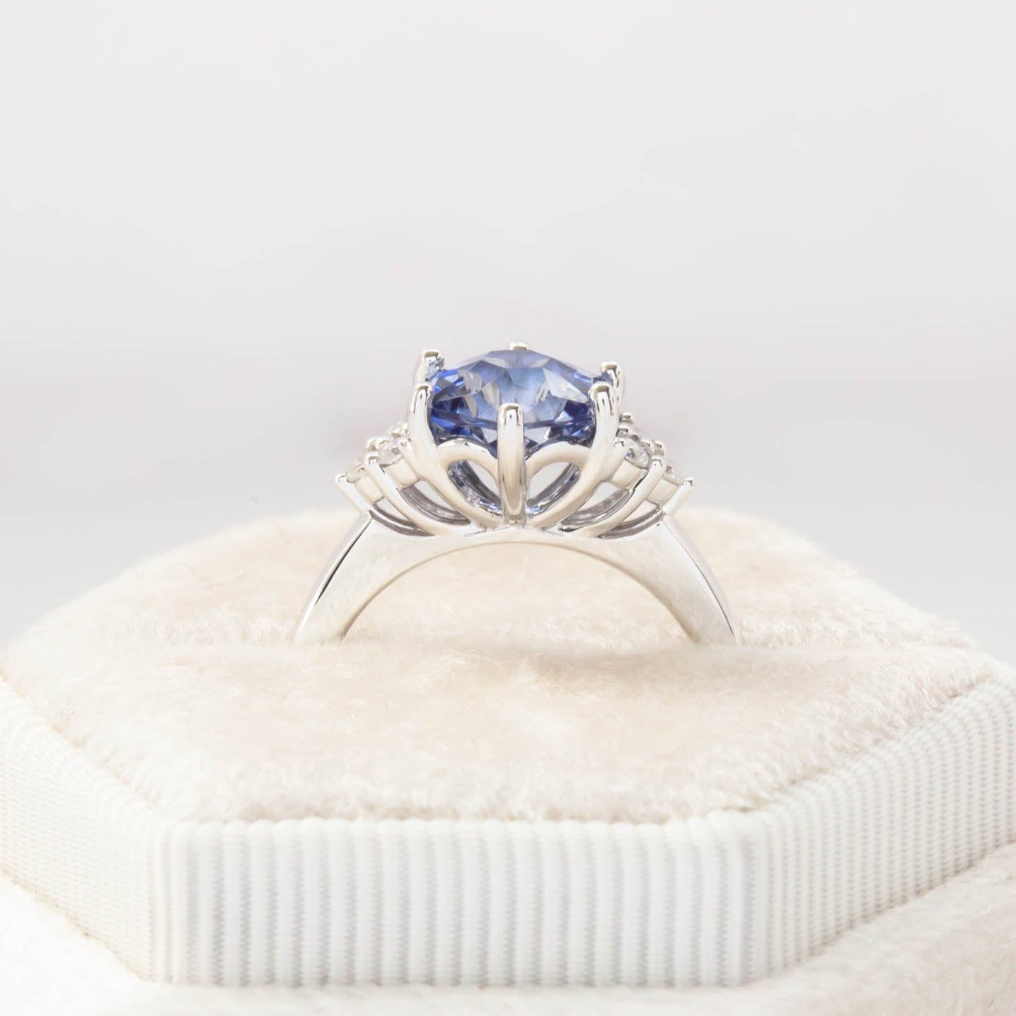 eloise floral inspired engagement ring