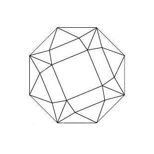 Galaxia verde hexagonal