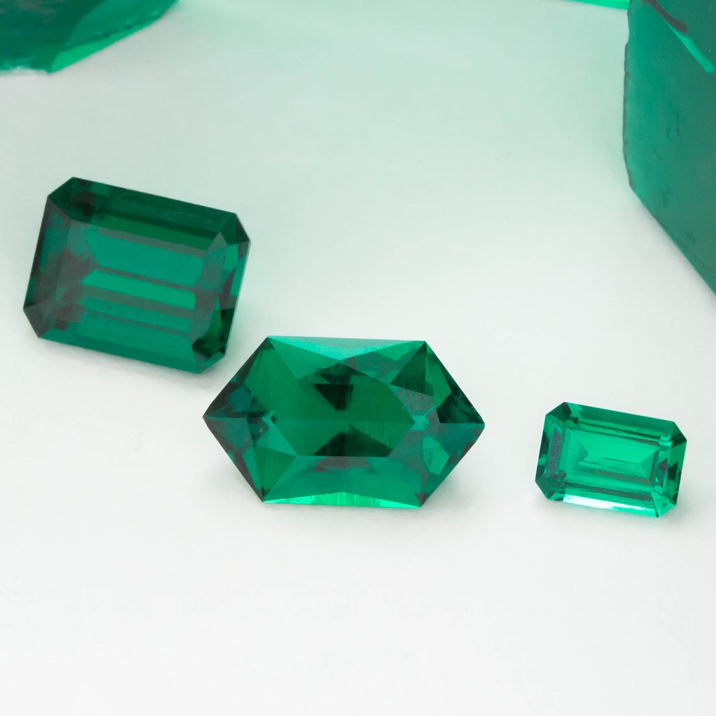 lab emerald shapes