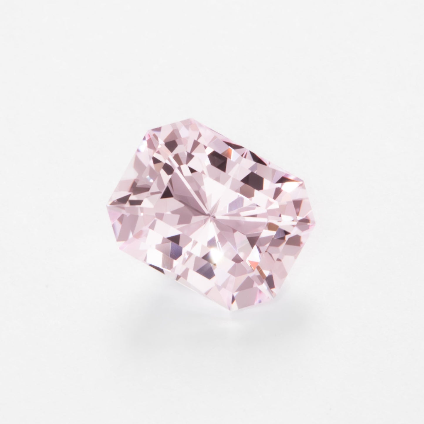 light pink lab sapphire radiant