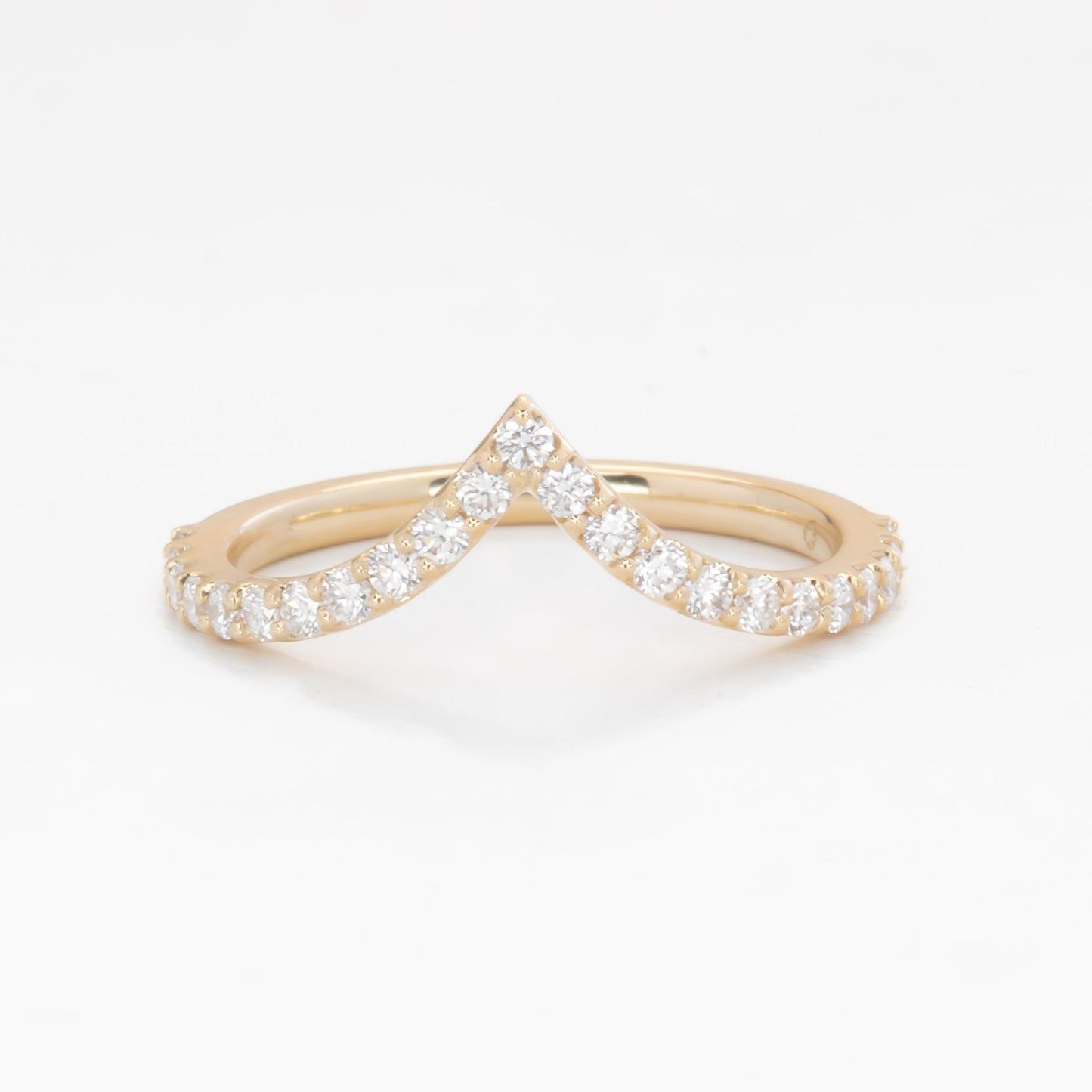 luna wedding set with oval lab diamond in yellow gold