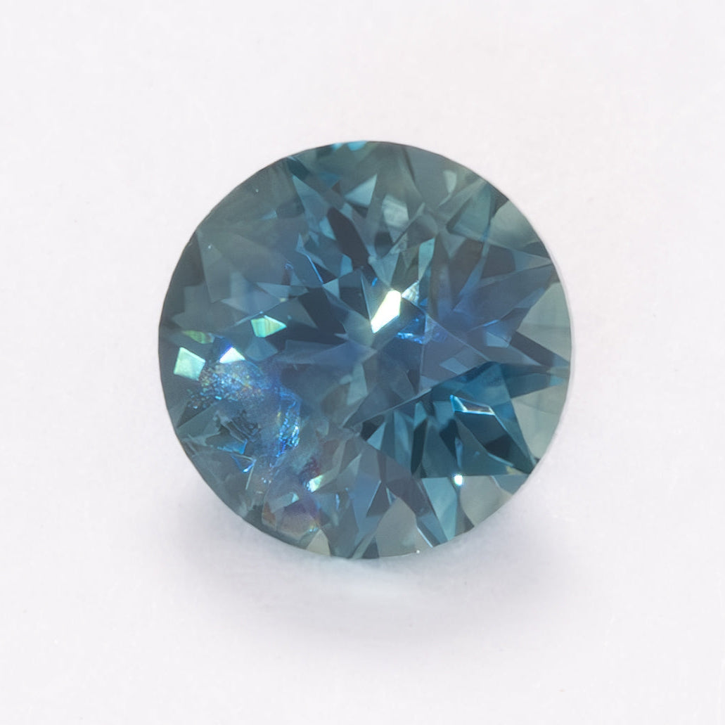 ms0199 medium blue round cut montana sapphire