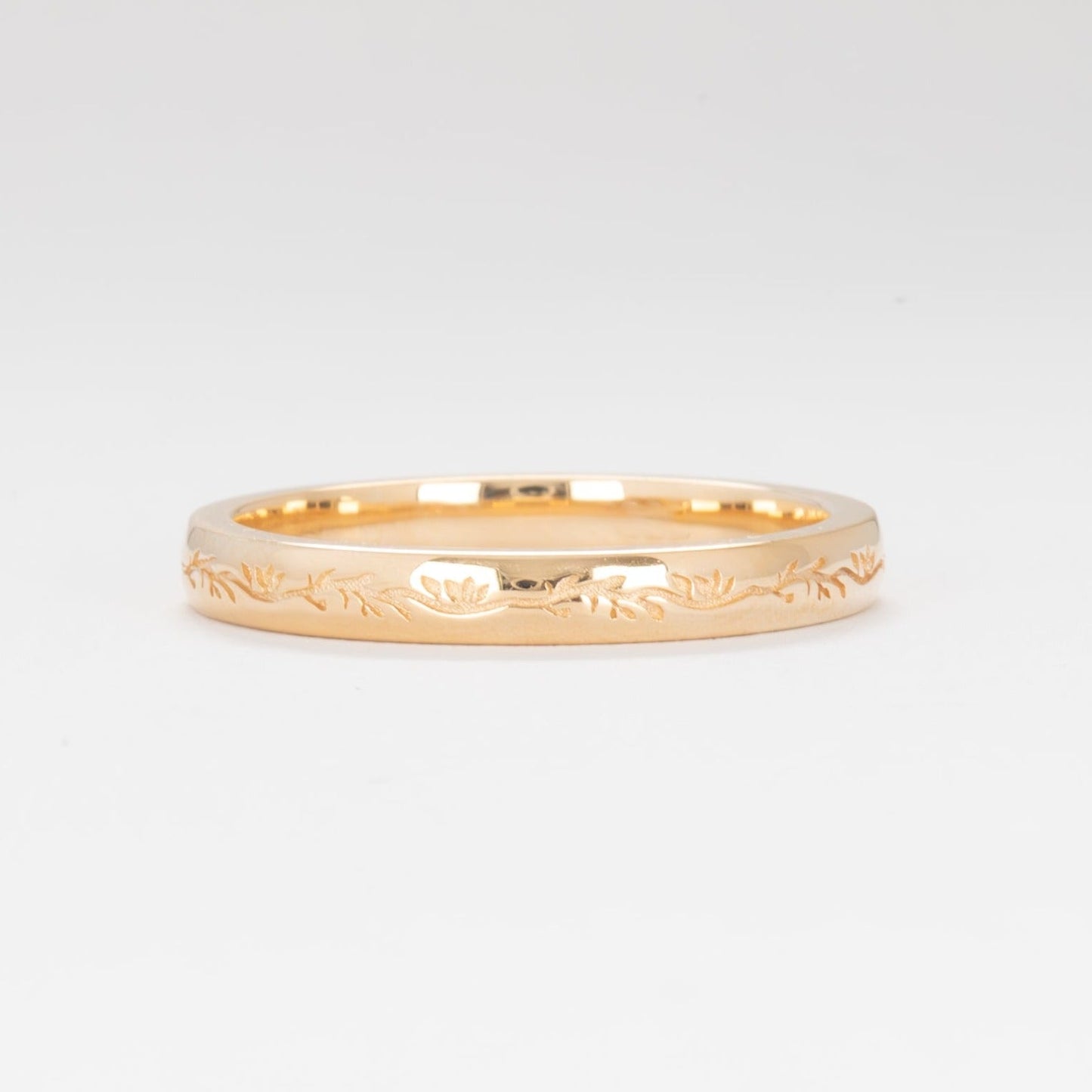 nyla floral inspired wedding band