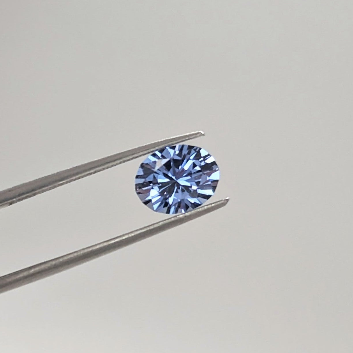 periwinkle blue lab sapphire oval