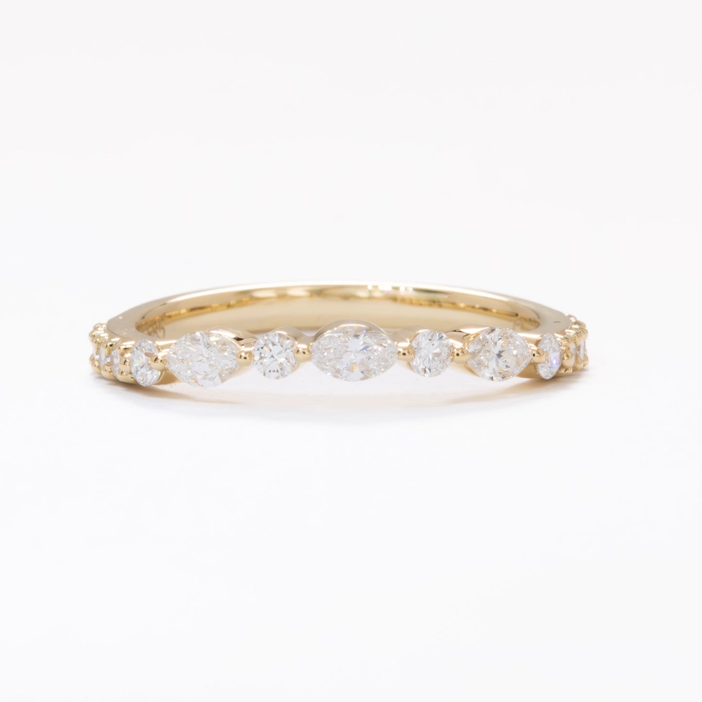 talia wedding set with lavender lab gem