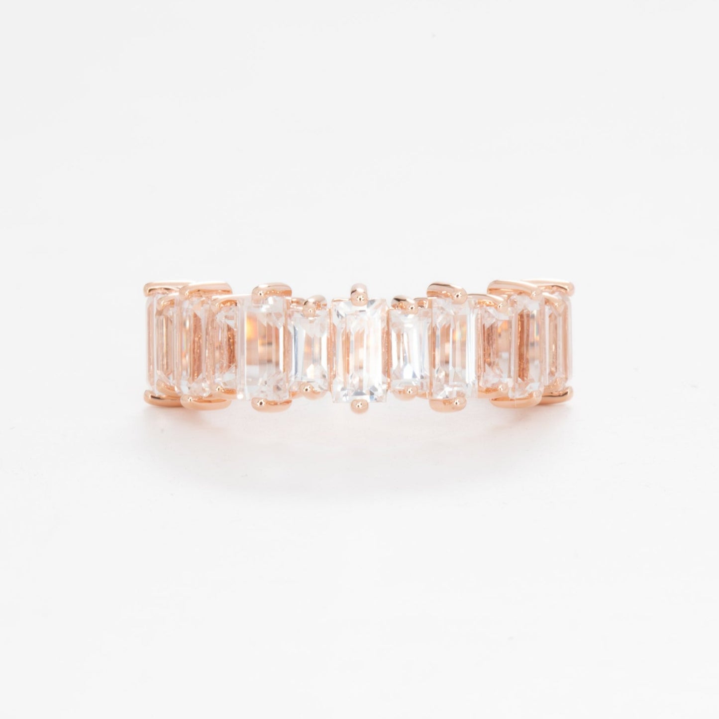white lab sapphire prescott ring