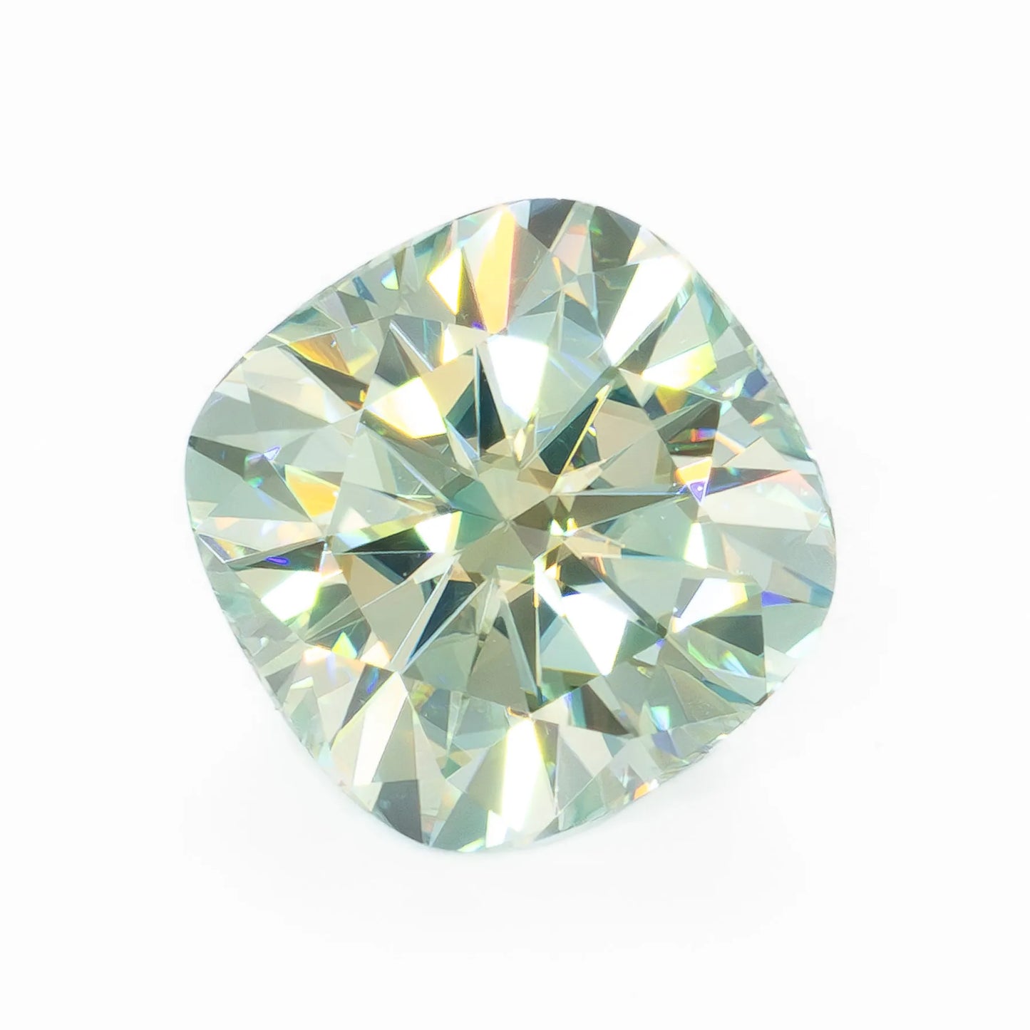 Blue-Green Moissanite