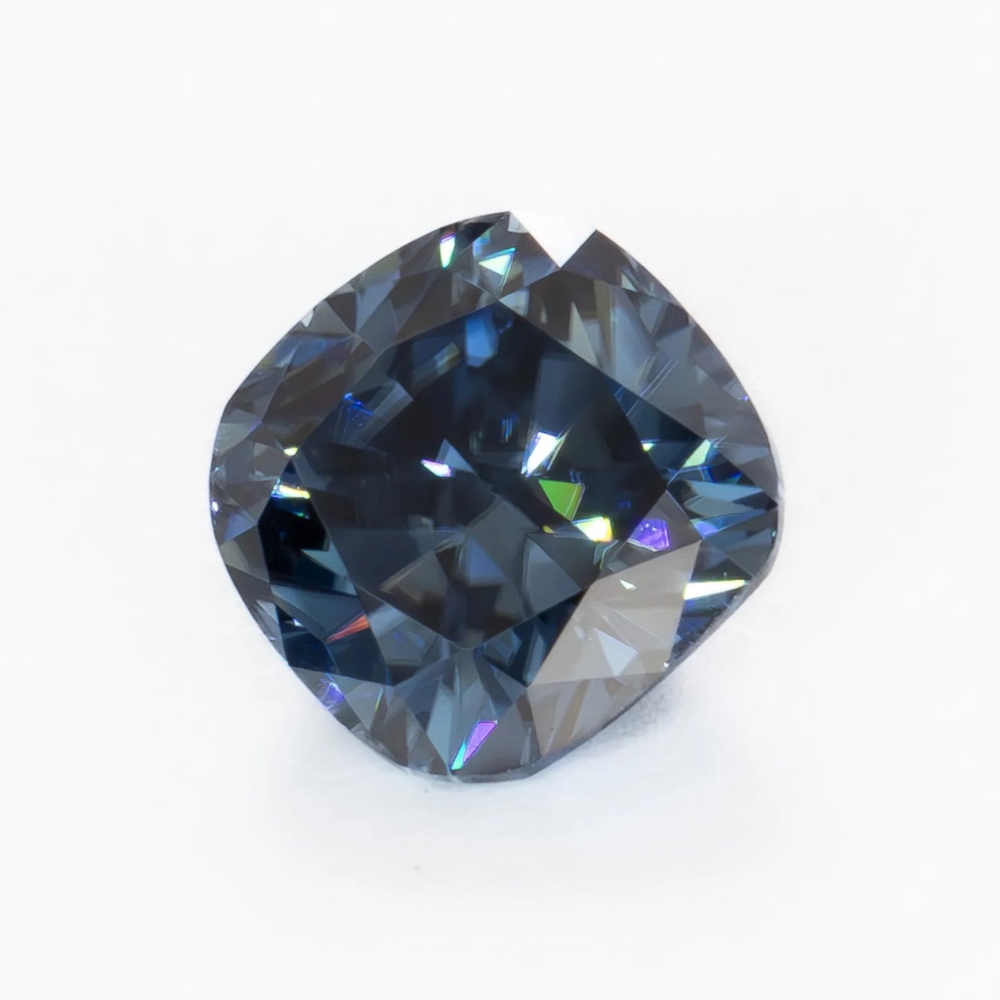 Blue Moissanite