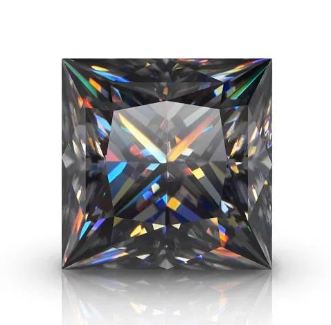Grey Moissanite