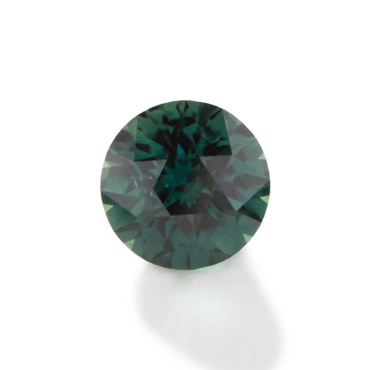 af0108 blue-green african sapphire round