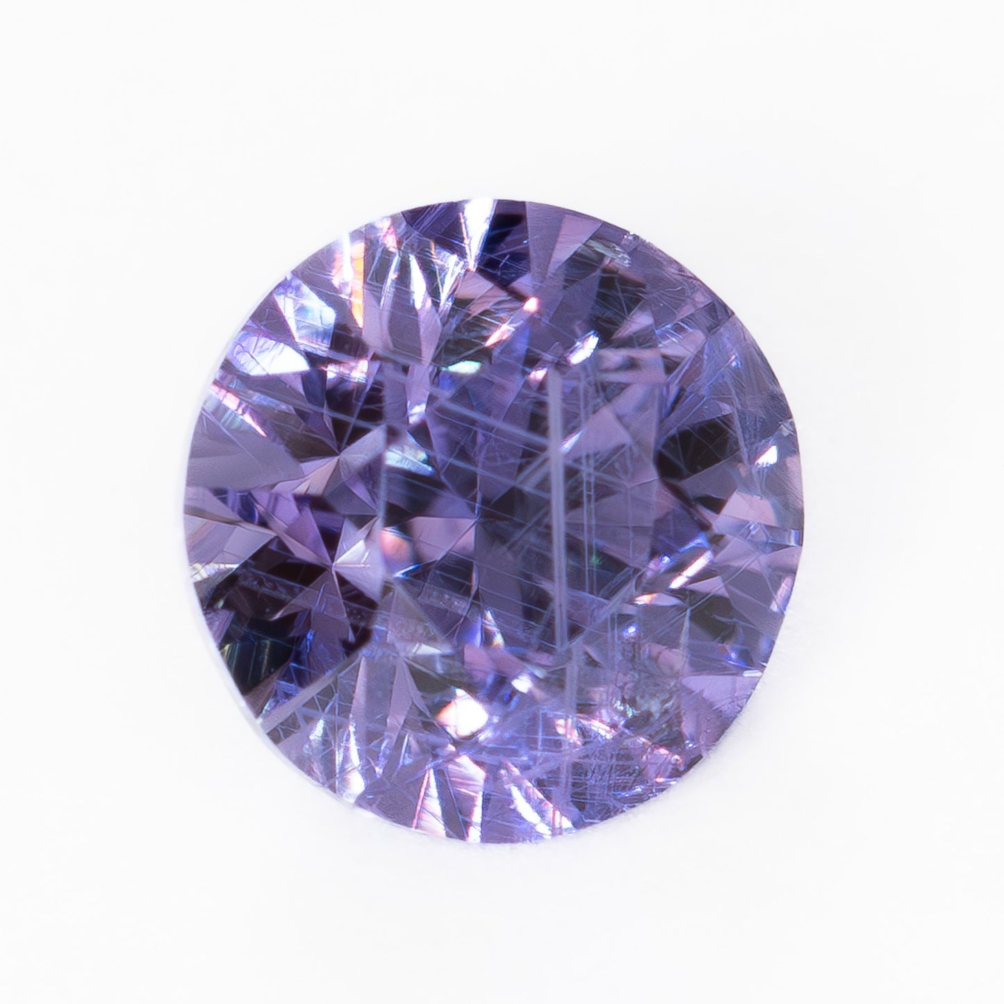 AF0139 0.72ct purple rose cut round african sapphire