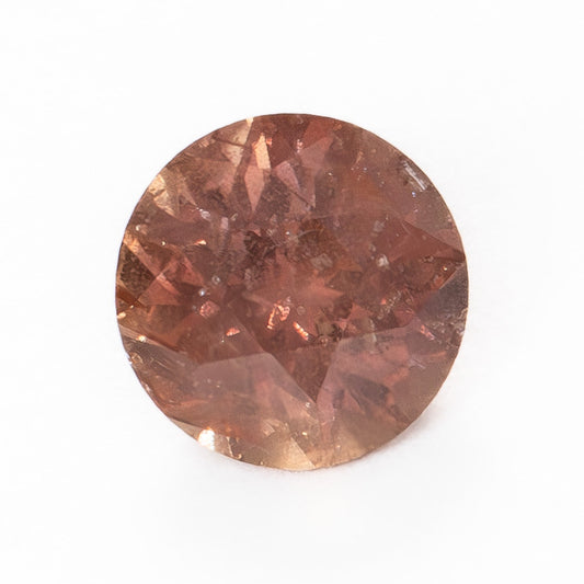 AFA0140 orange round cut sapphire umba