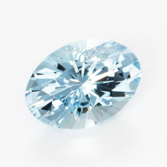 AQ0100 1.53ct oval cut aquamarine