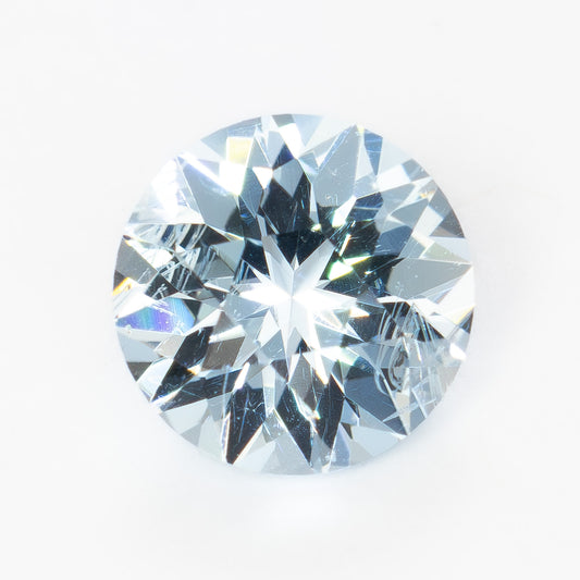 AQ0101 0.70ct round cut aquamarine