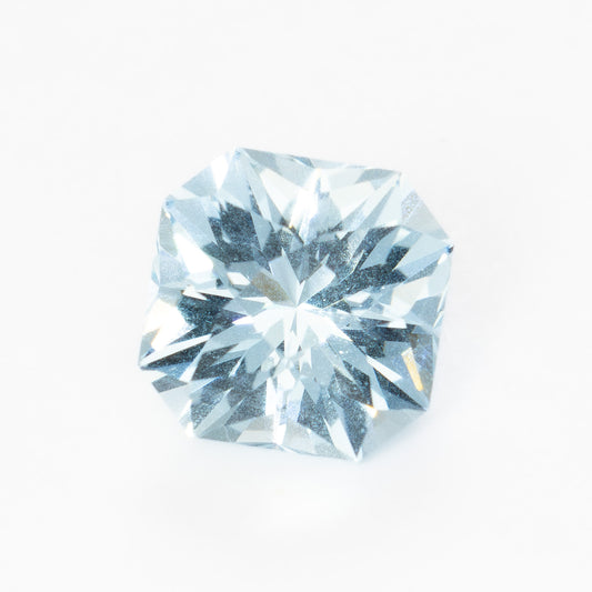 AQ0109 2.40ct asscher cut aquamarine