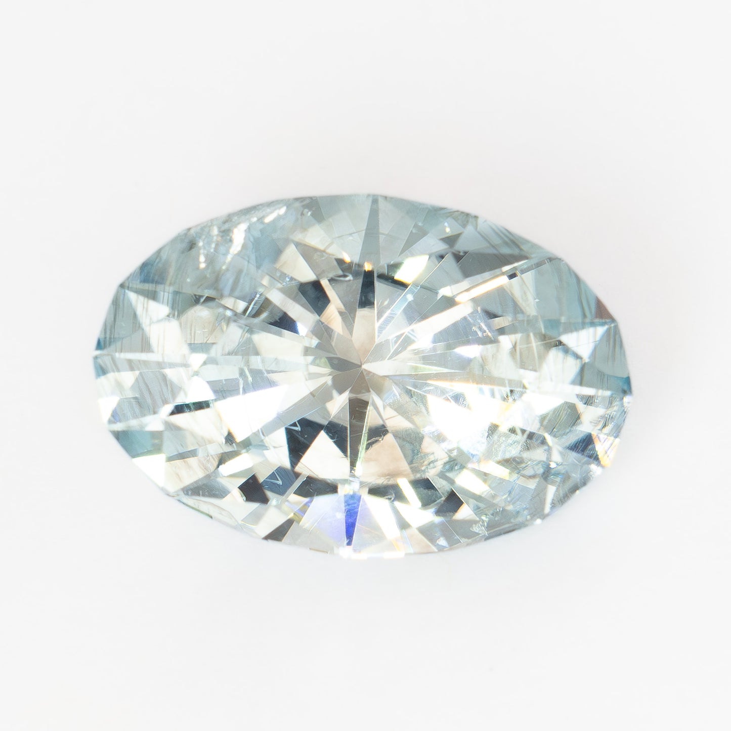 AQ0113 6.63ct oval cut aquamarine