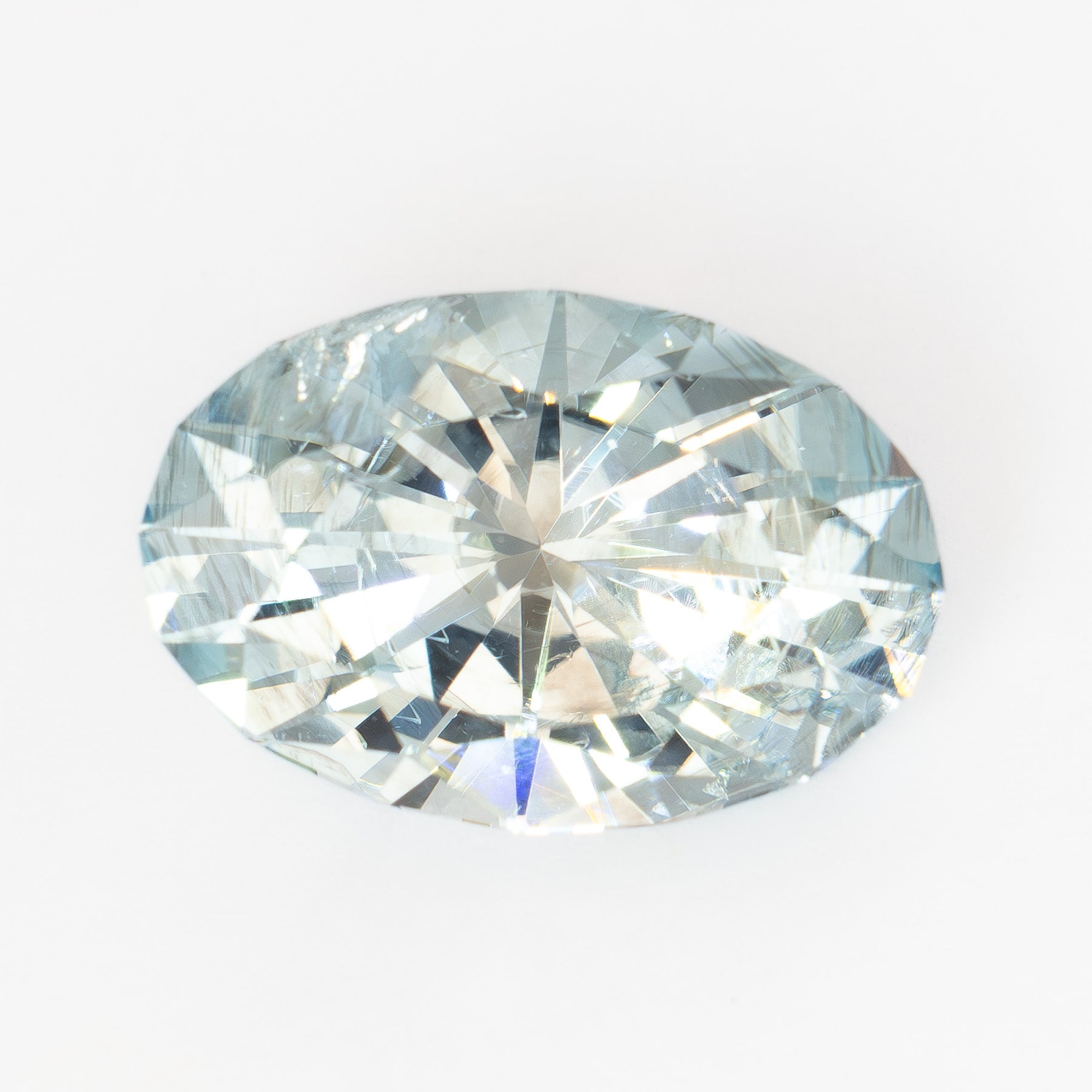 AQ0113 6.63ct oval cut aquamarine