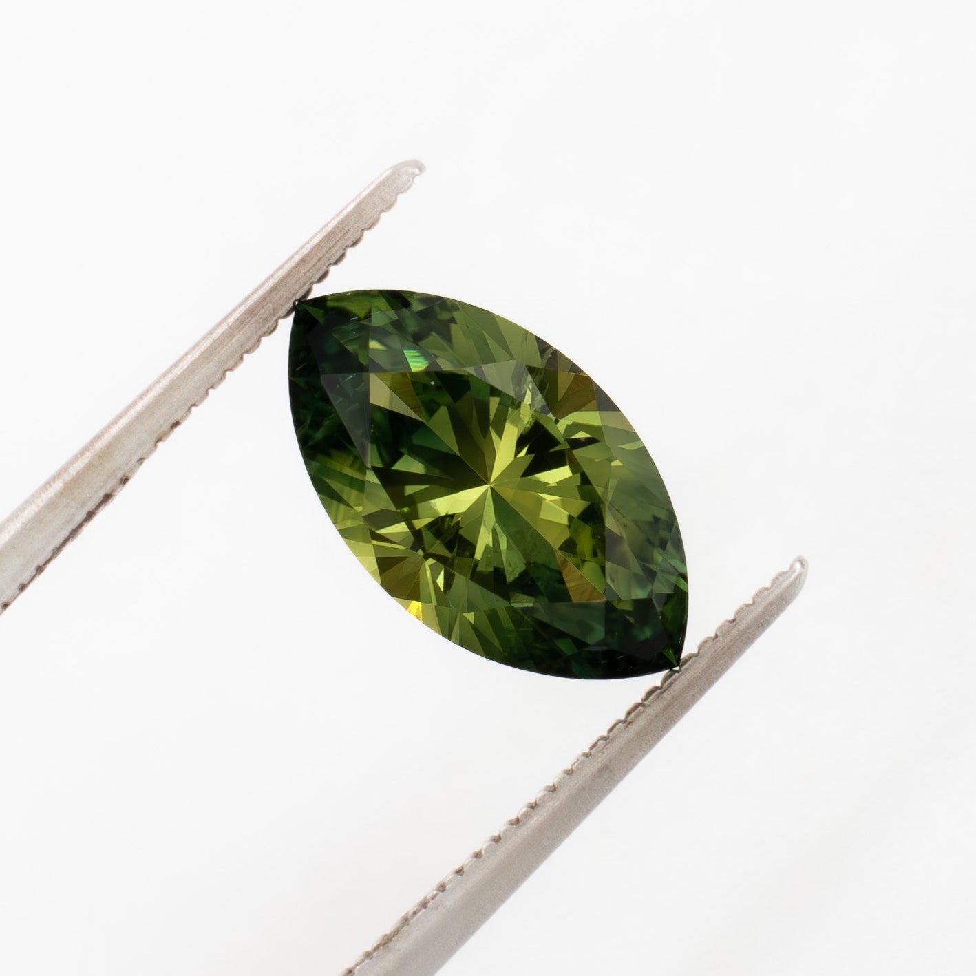 ASN0068 green australian sapphire marquise