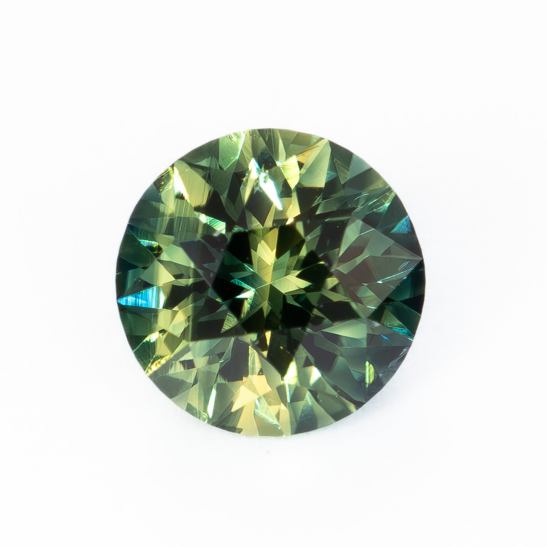 RARE ★ SAPHIR VERT D'AUSTRALIE : 4.7 mm ★ P293.144t RARE ★ SAPHIR VERT D'AUSTRALIE : 4.7 mm ★ P293.144t