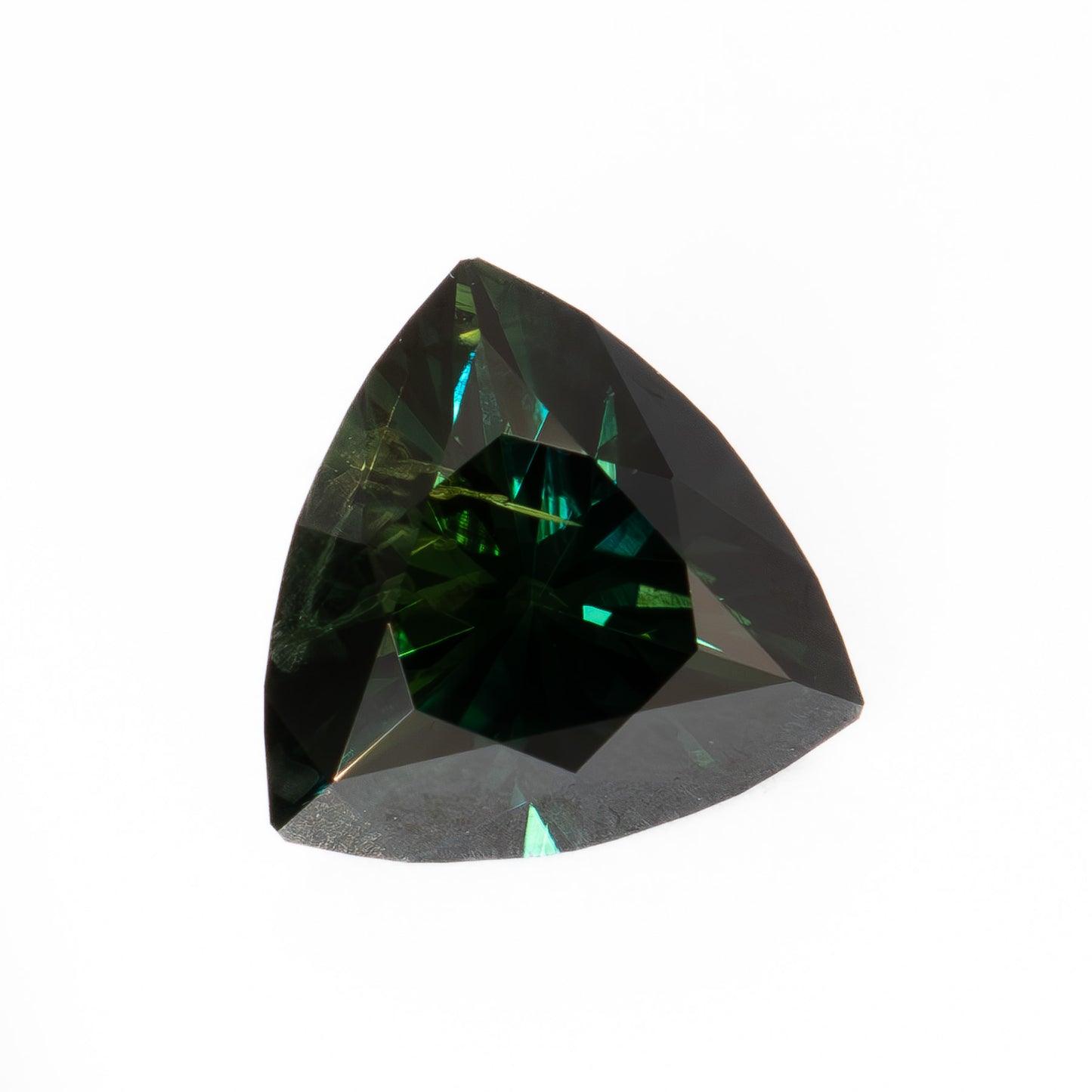 AU0128 1.73ct teal trillion cut australian sapphire