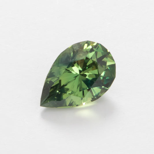 AU0135 light green pear montana sapphire