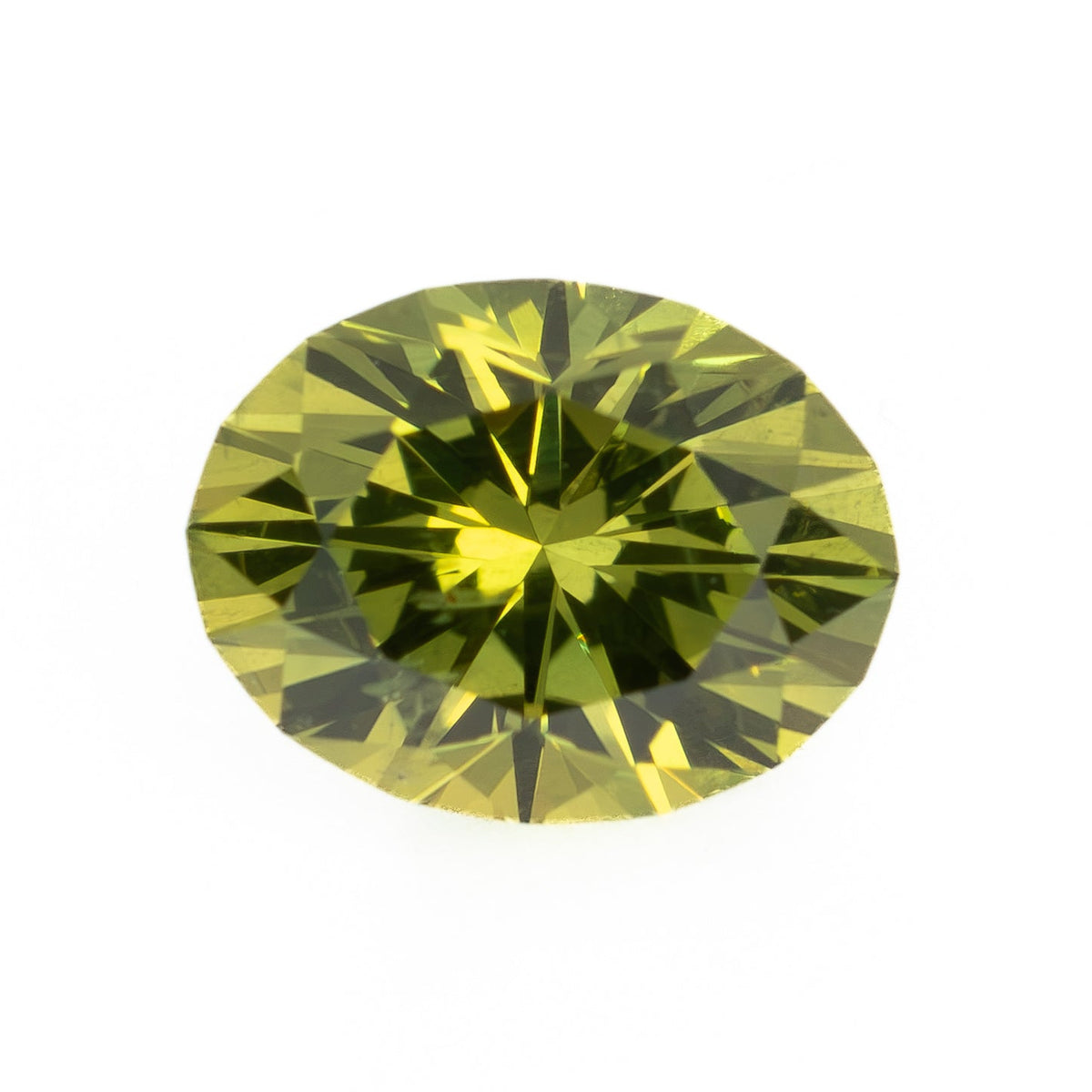 AU0145 1.71ct green omni oval australian sapphire