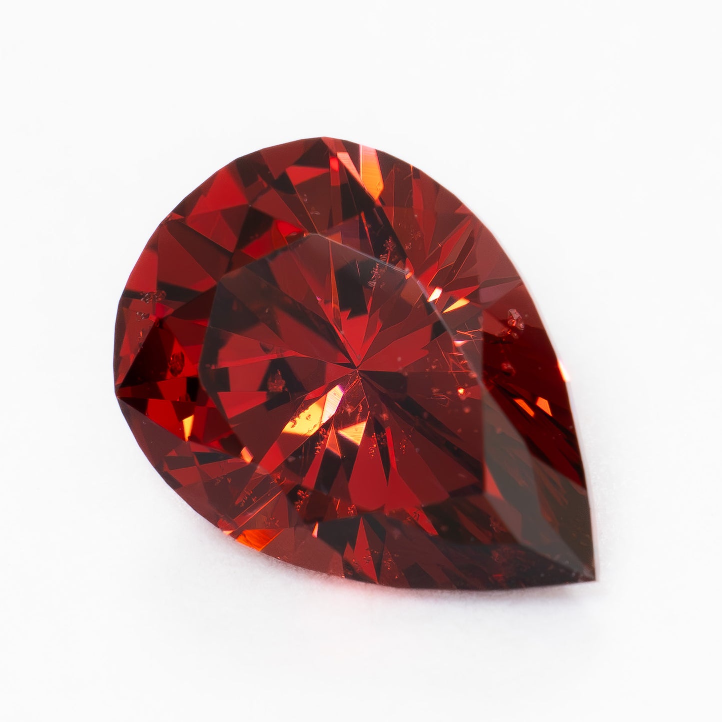 GR0116 1.92ct red pear garnet