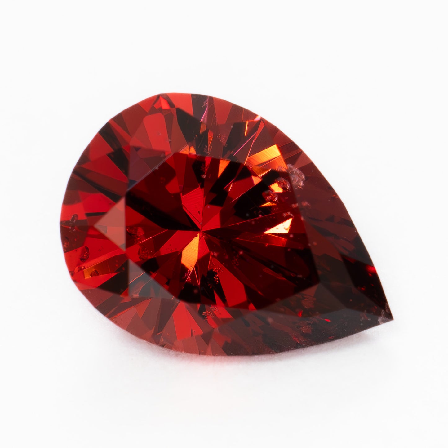 GR0116 1.92ct red pear garnet