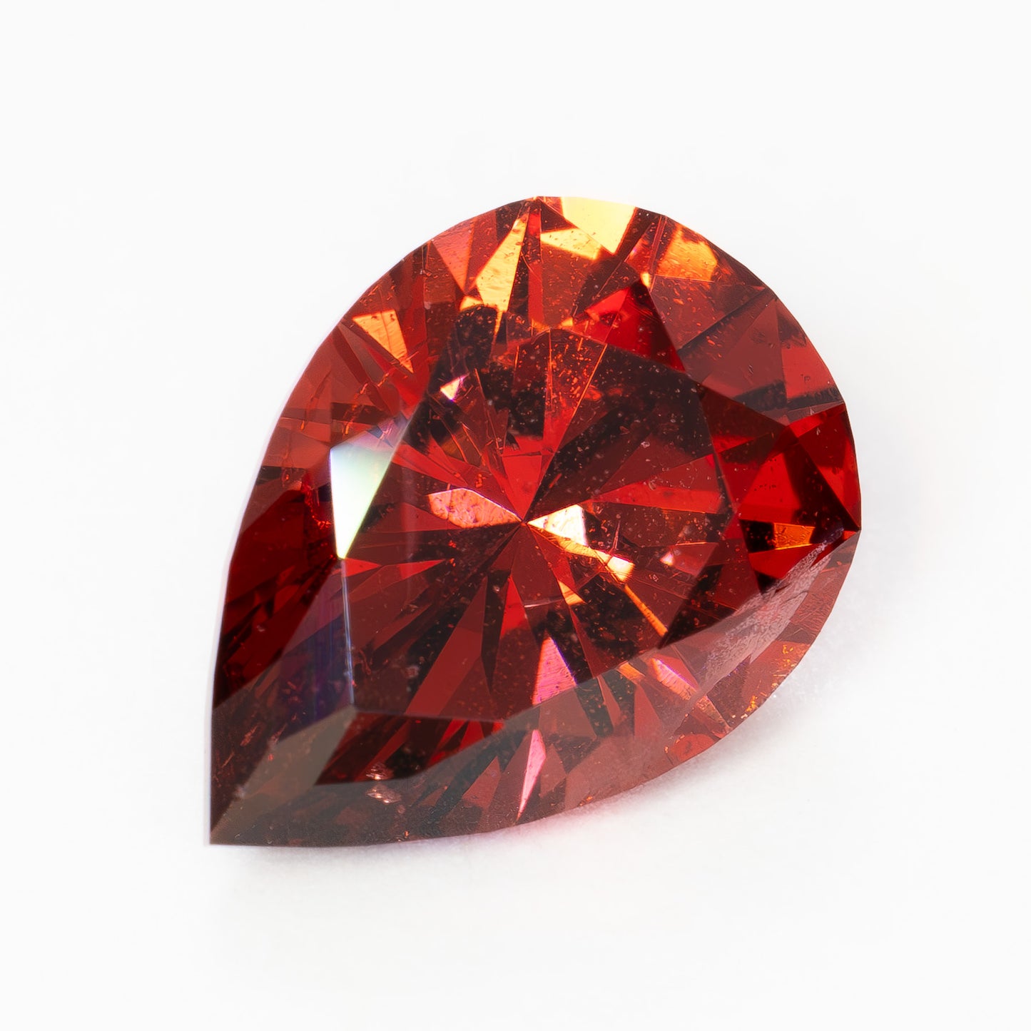 GR0121 1.79ct pear red garnet
