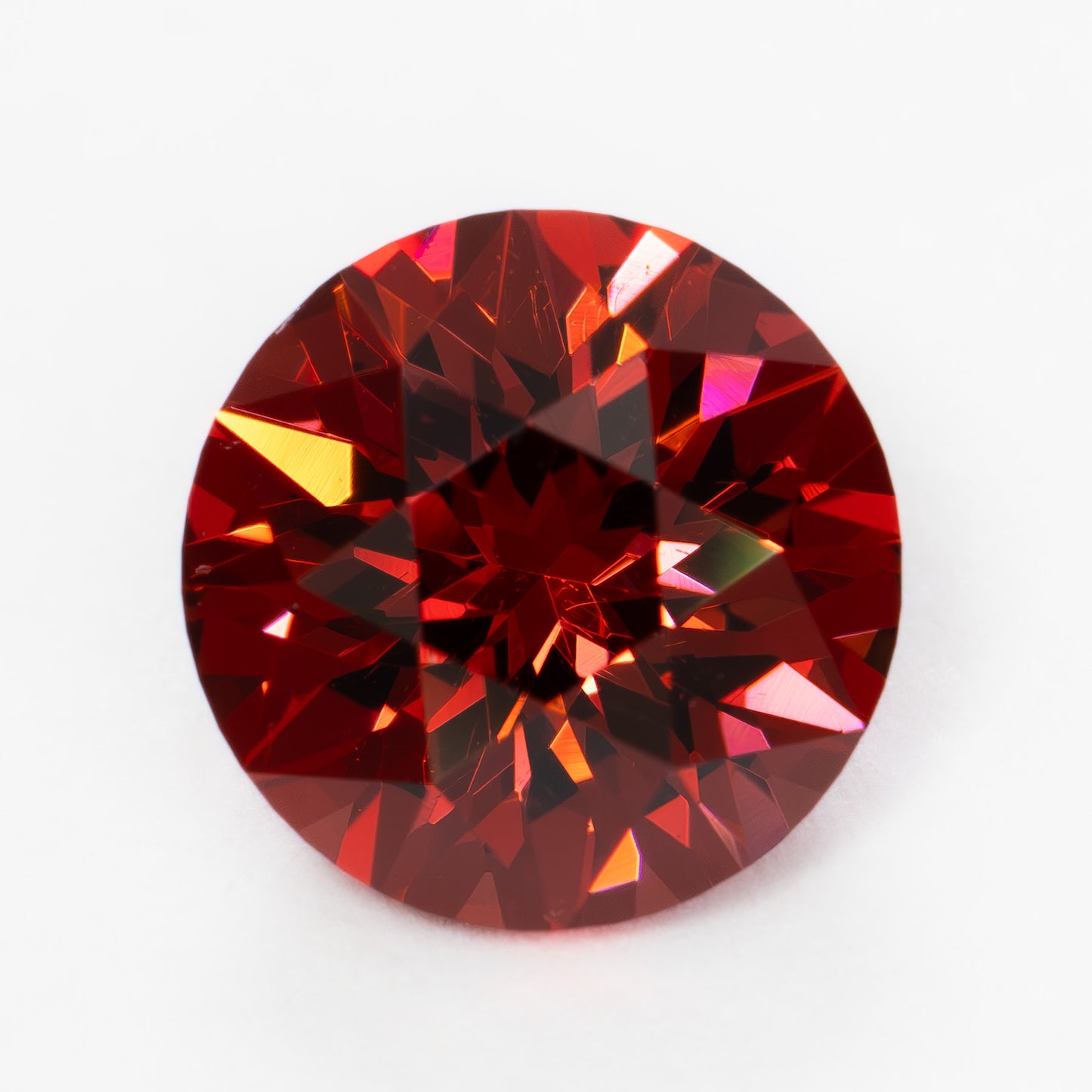 GR0122 1.63ct round red garnet