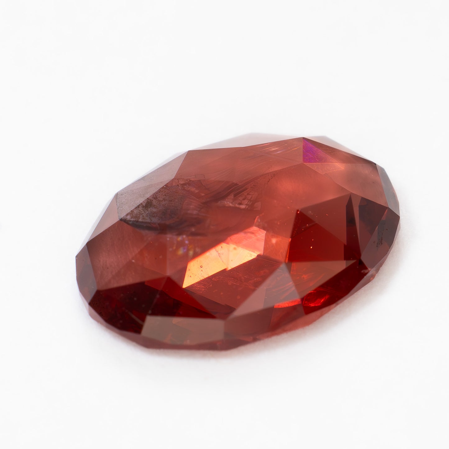 GR0129 2.64ct rose cut red garnet