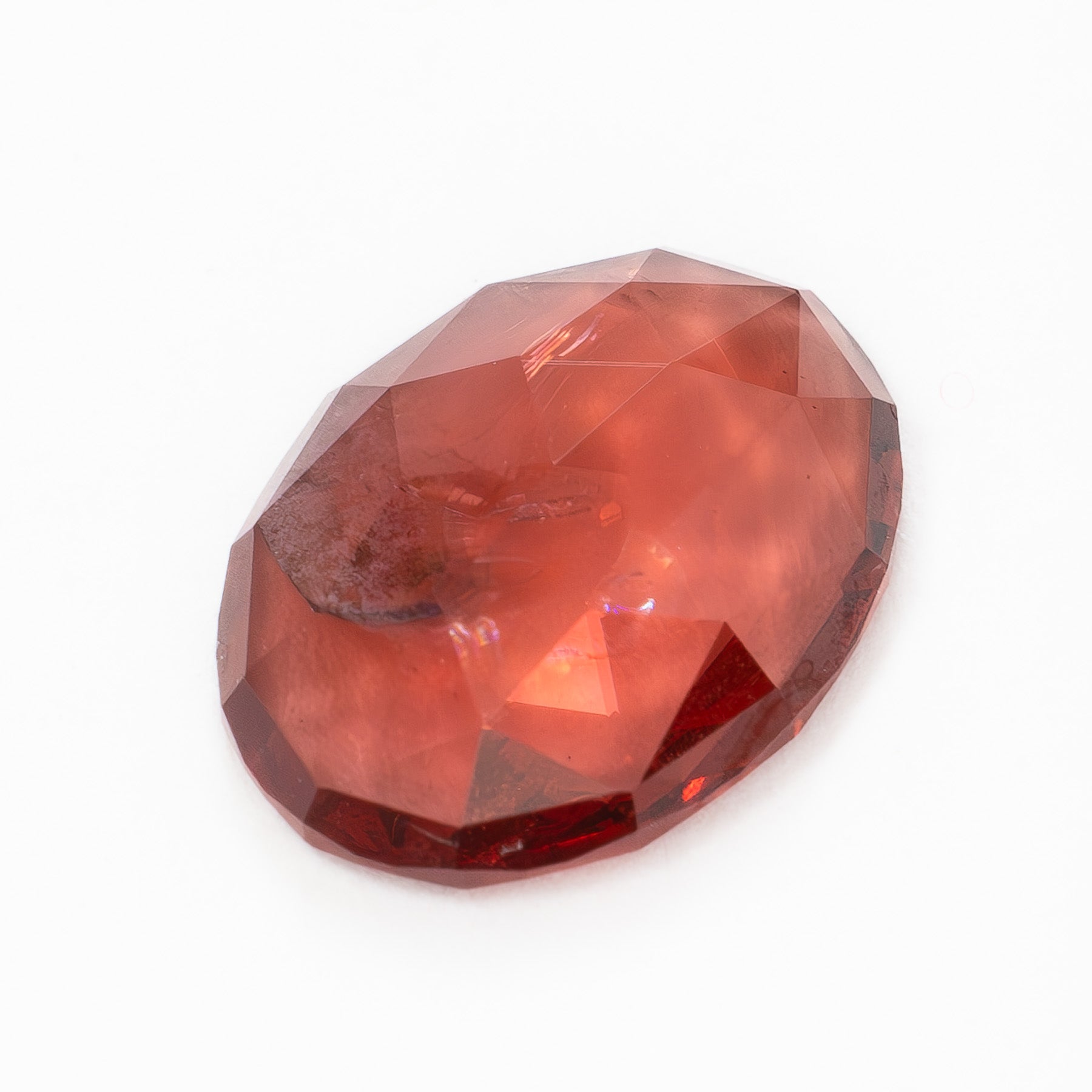 GR0129 2.64ct rose cut red garnet