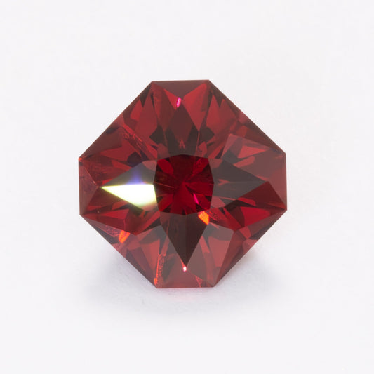 GR0131 red malaya garnet asscher 2.80ct