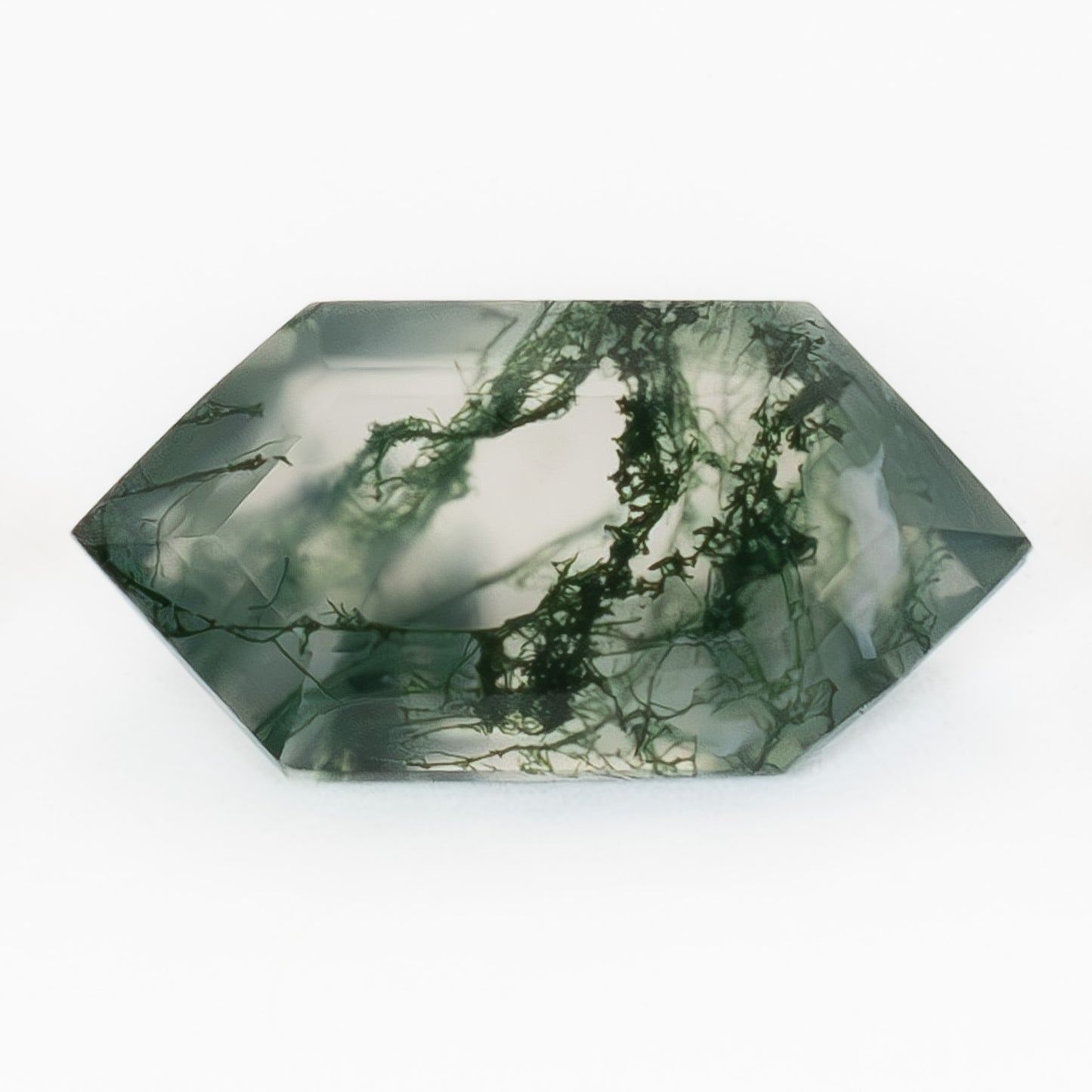 14x7mm Dutch Marquise Green Moss Agate