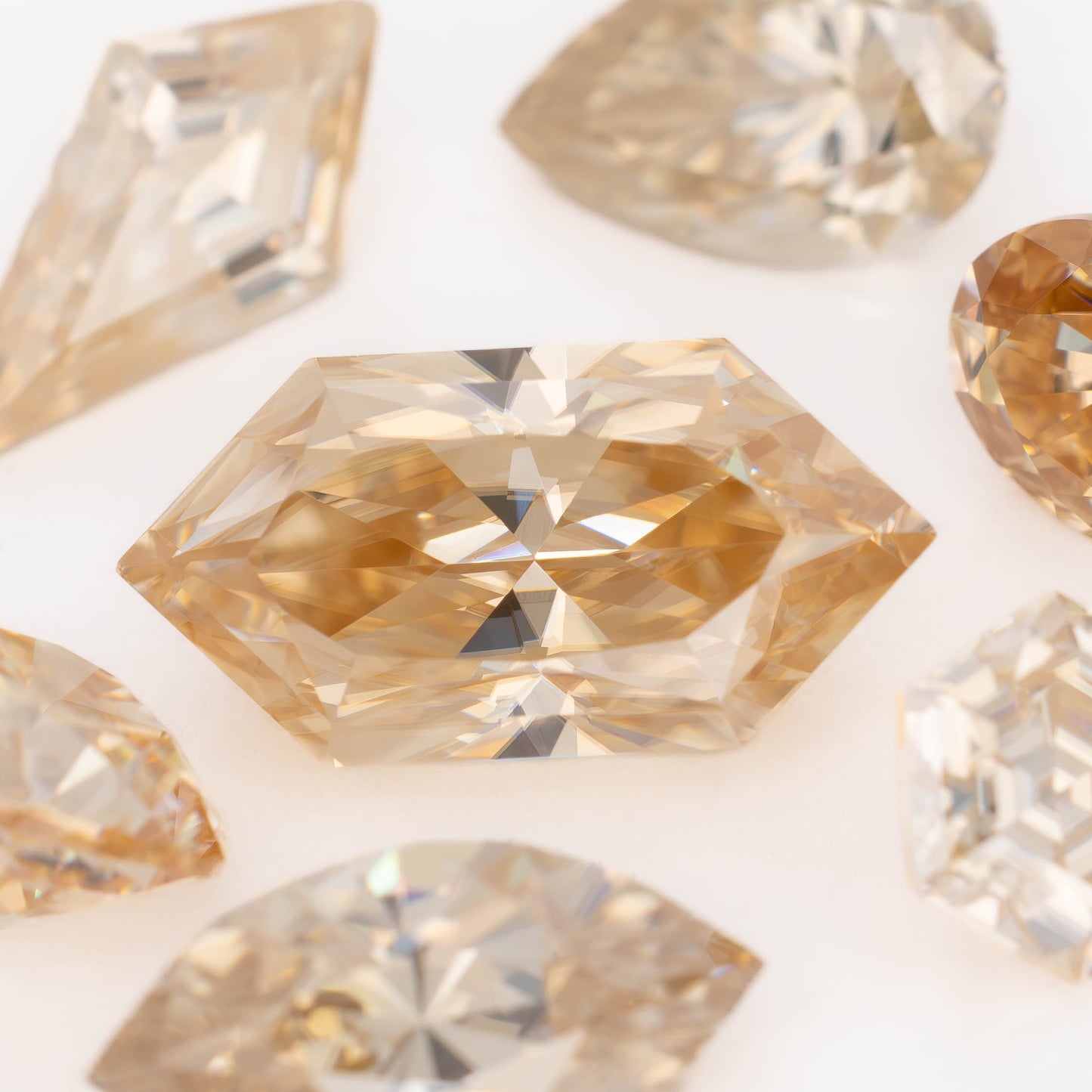 Champagne Moissanite