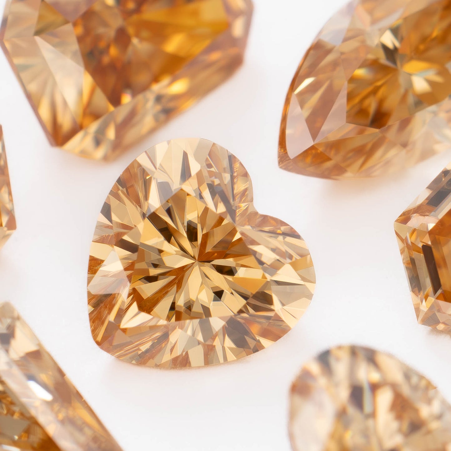 Golden Moissanite