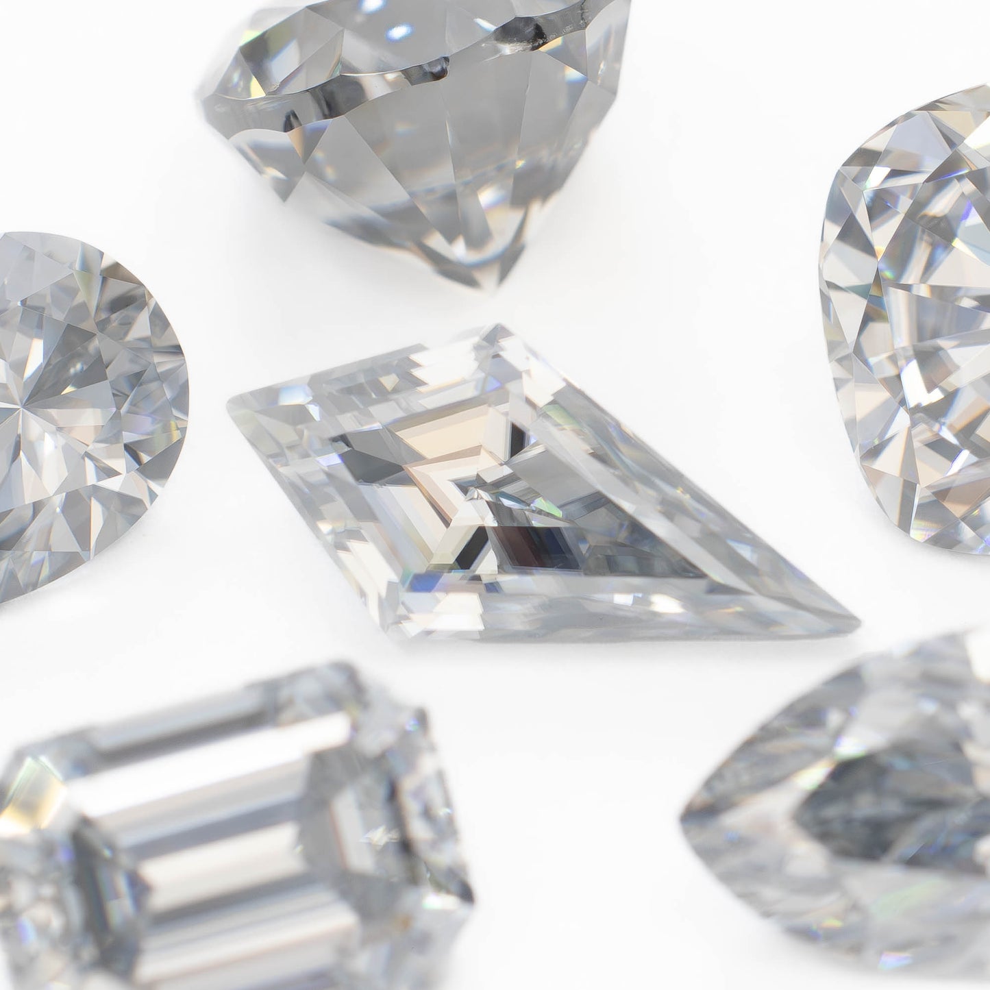Grey Moissanite