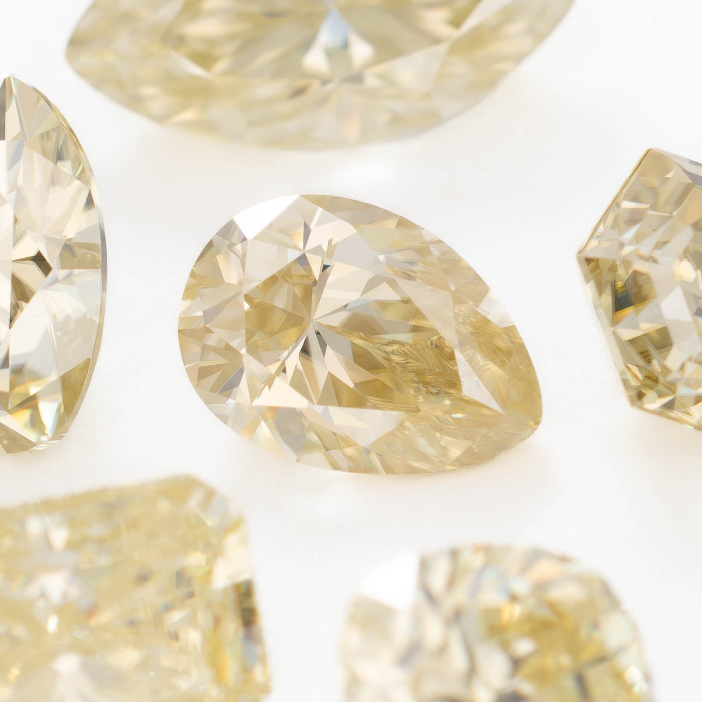 Yellow Moissanite