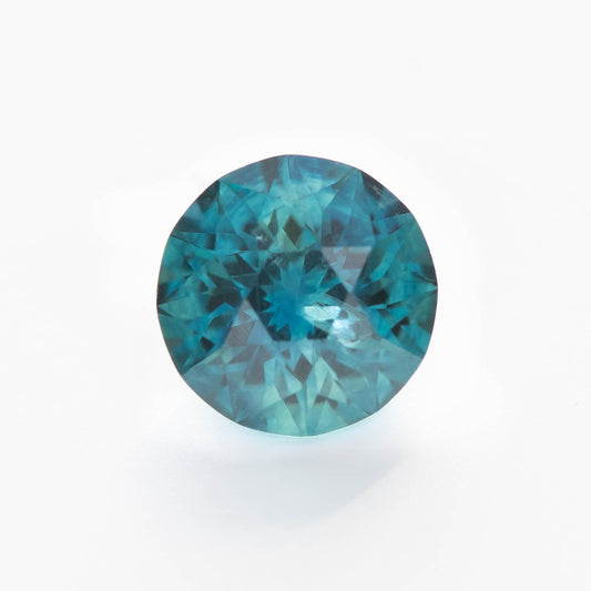 MS0100 teal blue-green montana sapphire round