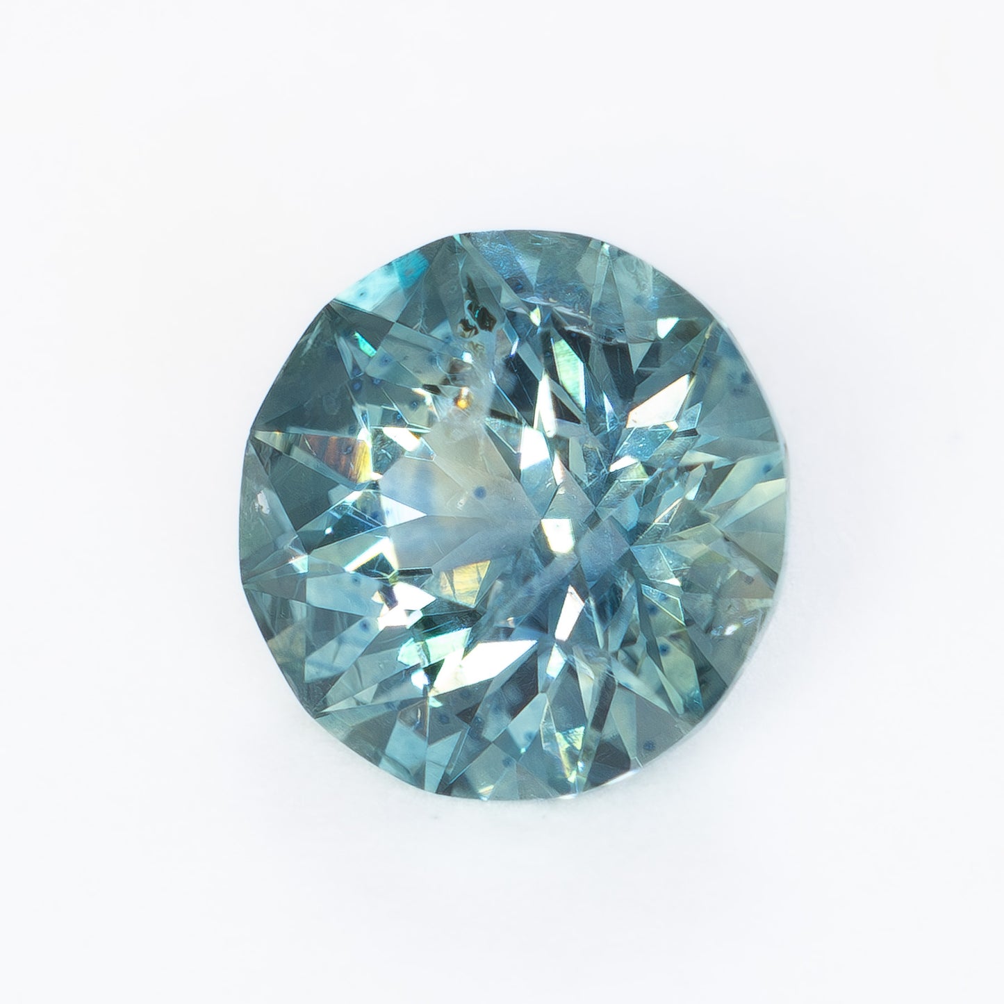 MS0101 light blue round montana sapphire
